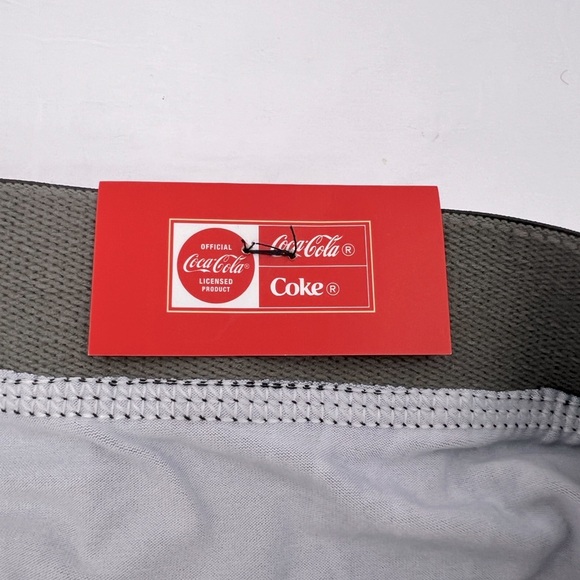 CRAZY BOXER BRIEFS COCA COLA DESIGN, 92%  POLYESTER 8% “ELASTHANNE,” LARGE - Picture 11 of 11